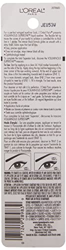 L’Oréal Paris Voluminous Superstar ligne définie noir, regard accrocheur et durable.