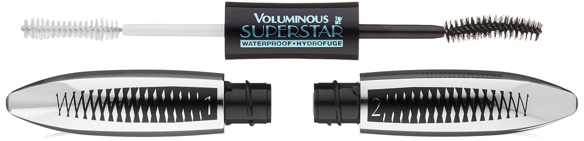 L’Oréal Paris Voluminous Superstar Apprêt volumisant pour cils et volume maximal.