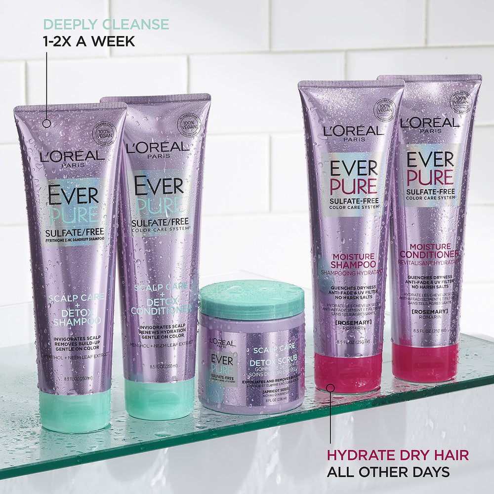 Soin EverPure pour cheveux colorés, nettoyage sans sulfate.