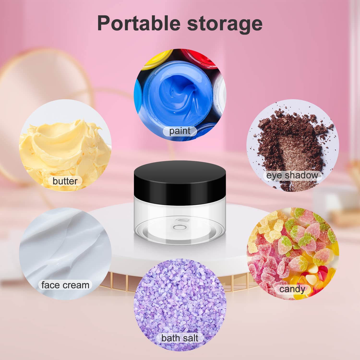 Loretoy base PET réutilisable sans BPA – matériau durable et sûr.