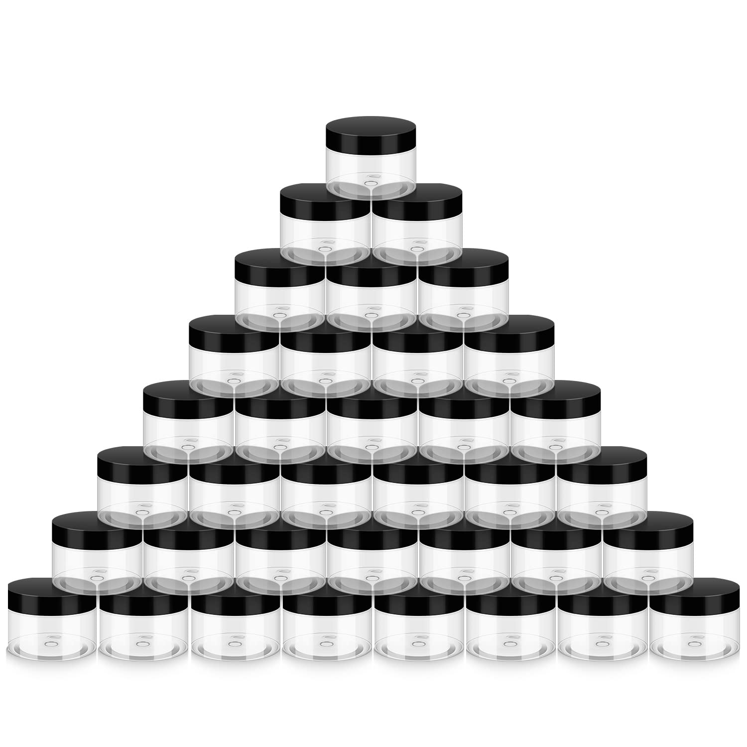 Loretoy-boîtes plastiques PET 4oz avec couvercles pour un rangement fiable en déplacement.