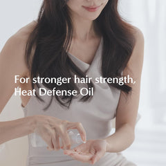 LORINIQUE Huile Yuja application sur cheveux nourrit et lisse sans lourdeur.