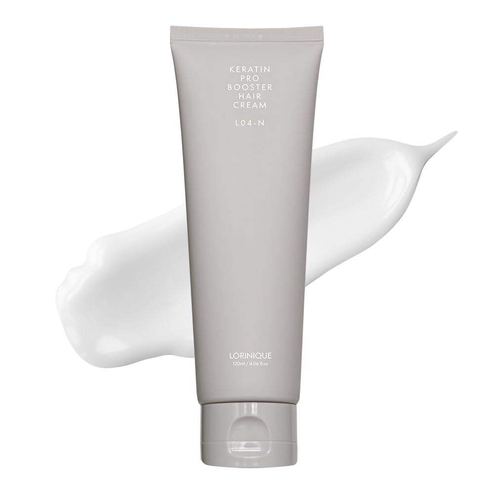 LORINIQUE Korean Keratin Leave-In bottle for deep nourishment and shine.