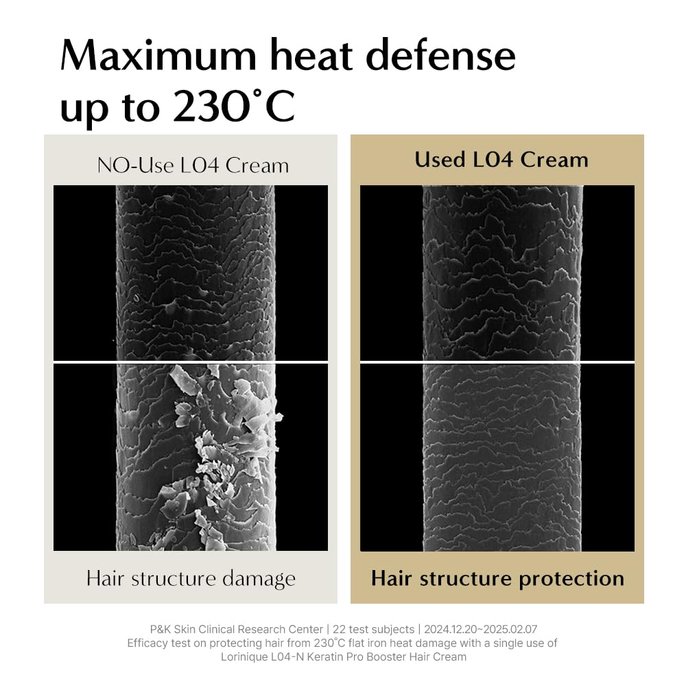 LORINIQUE low-molecular keratin enhances protein absorption for stronger strands.