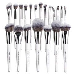 Pinceaux LORYP – ensemble de 20 pinceaux pour visage et yeux, fini professionnel.