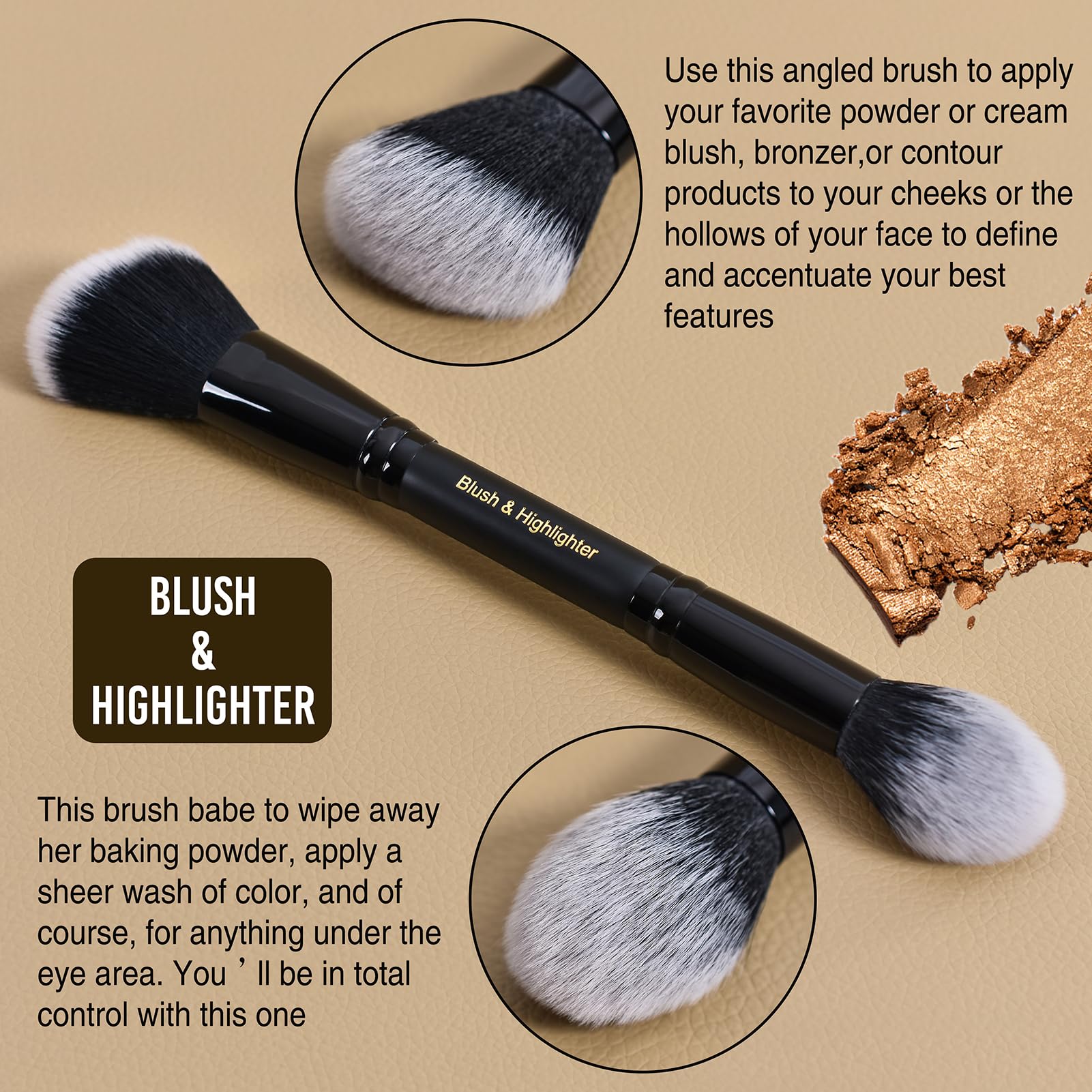 Ensemble pinceaux maquillage LORYP – artisanat et qualité pour un look impeccable.
