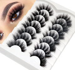 Losha cils faux-fluffy pack 7 paires pour un regard volumineux et durable