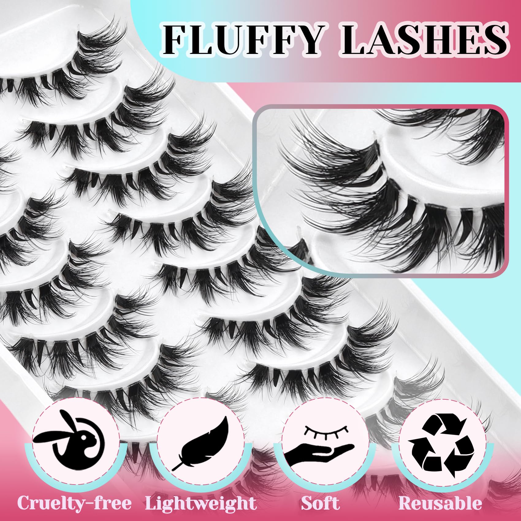 Losha Lashes Adapté à toutes les occasions – Bureau, brunch ou soirée, volume maîtrisé.