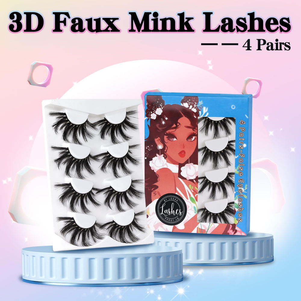 Cils Losha idéales pour soirées, mariages et séances photo.