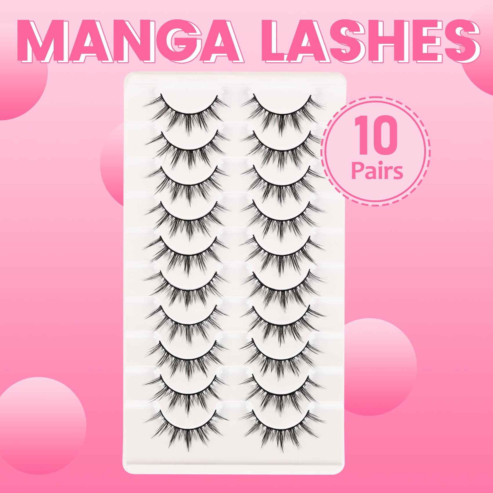 Losha cils manga pour utilisation quotidienne et naturelle