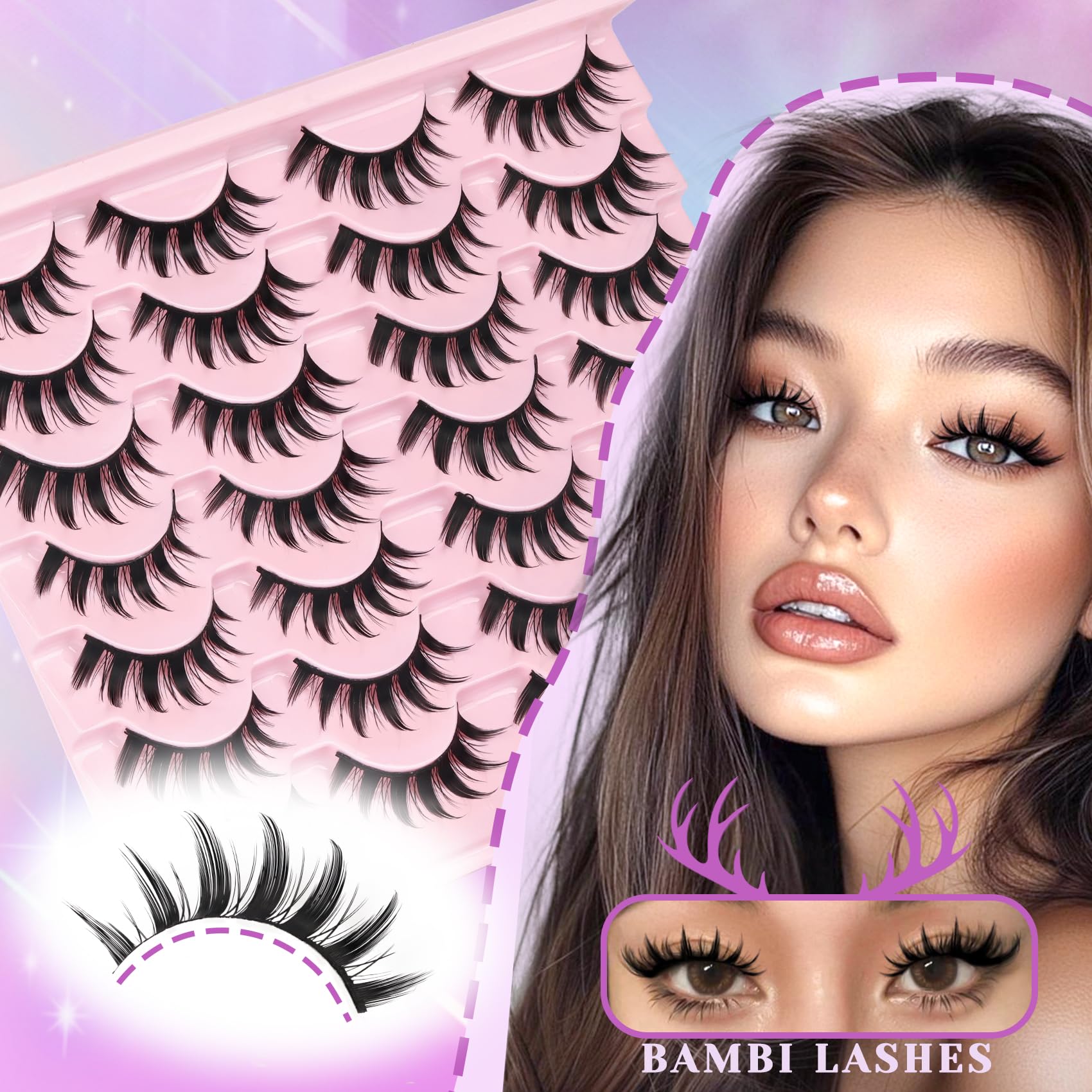 Losha cils utilisations soirées spéciaux pour un look élégant