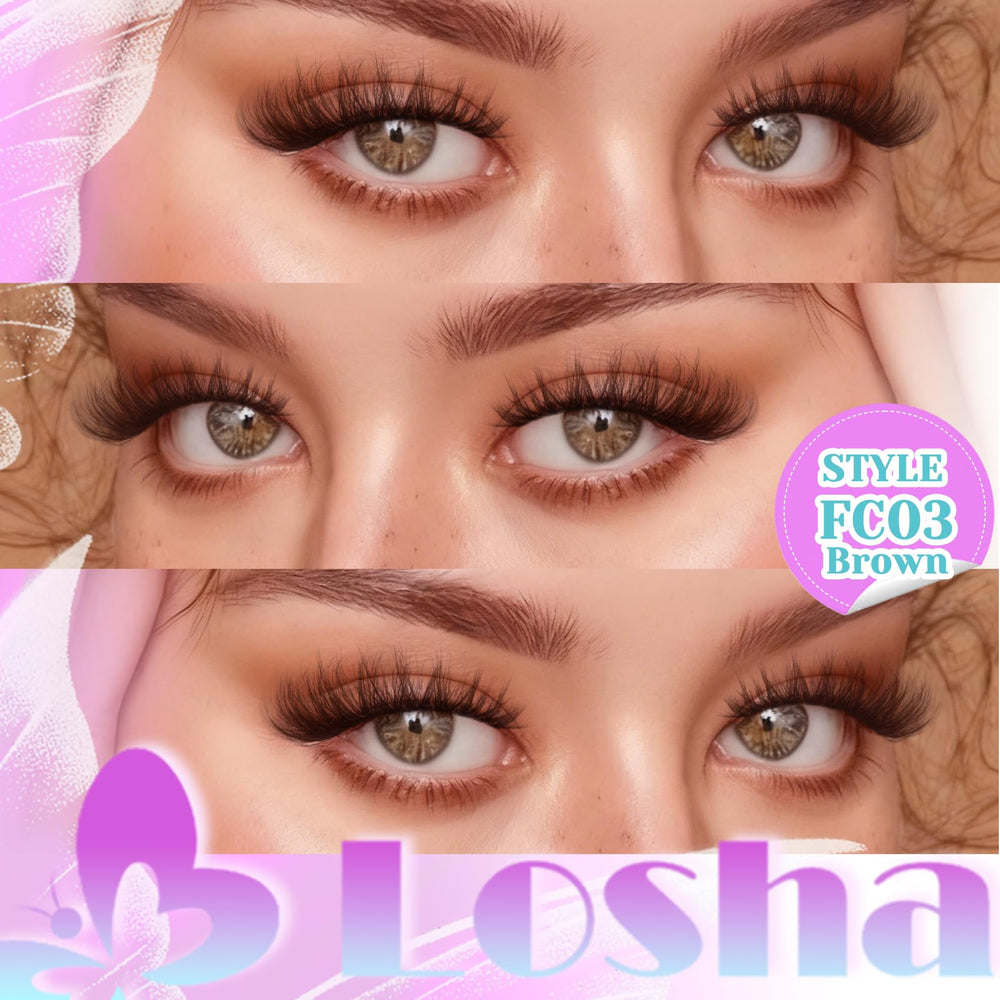 Losha fibres de haute qualité douces pour un rendu naturel.