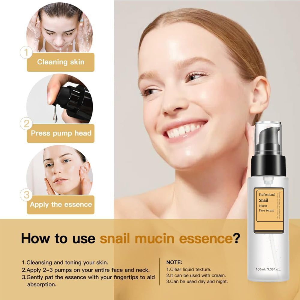 Loske Sérum Mucin Escargot – Application précise et pratique.