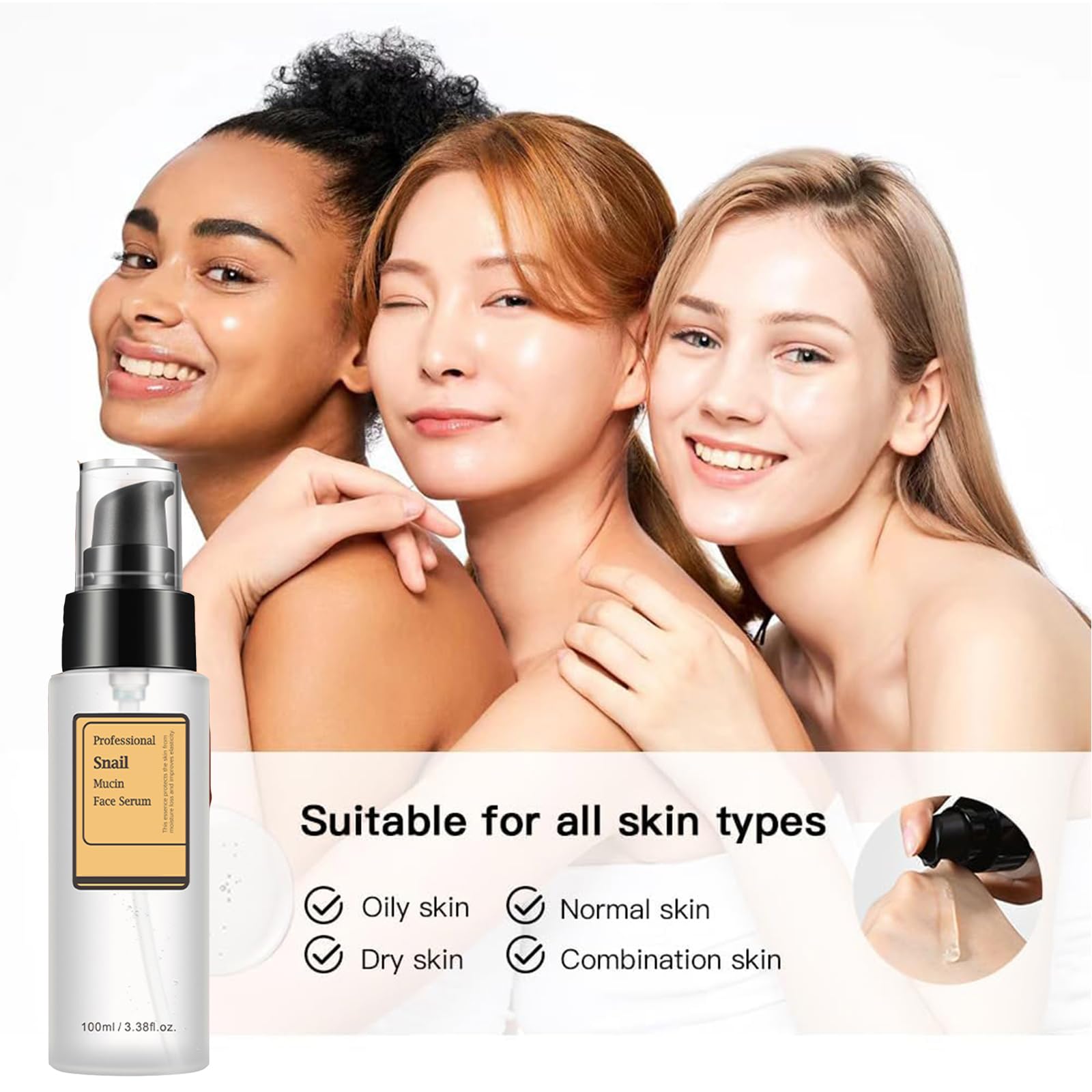 Loske Sérum Mucin Escargot – Emballage pratique et sans parfum.