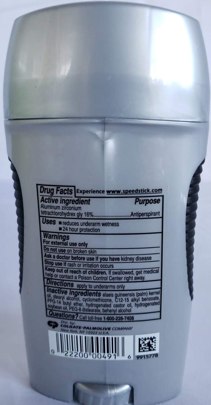 Lot de dix déodorants Speed Stick Power sans parfum pour déplacements quotidiens.