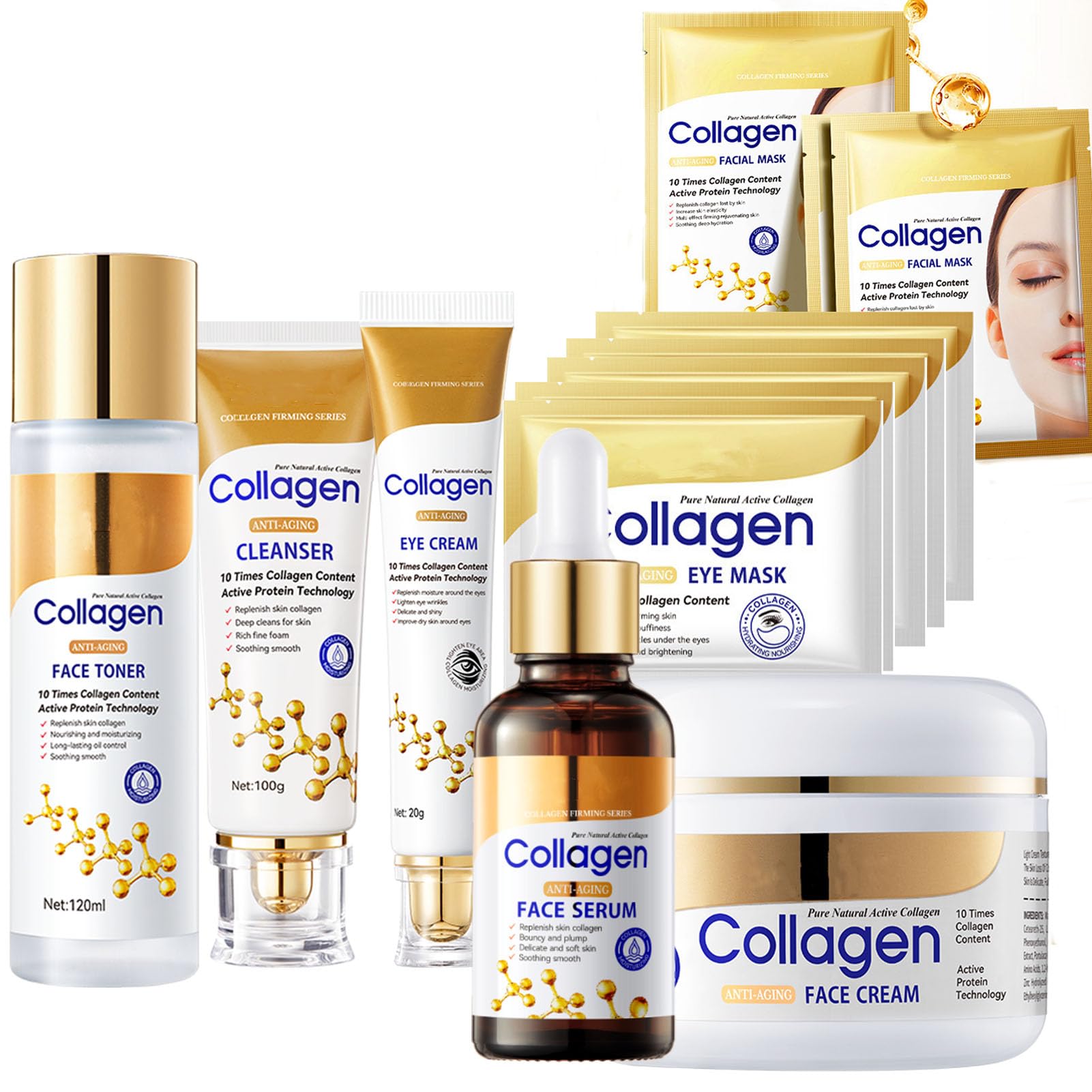 LOTIZUO nettoyant visage au collagène, nettoie et prépare la peau en douceur.