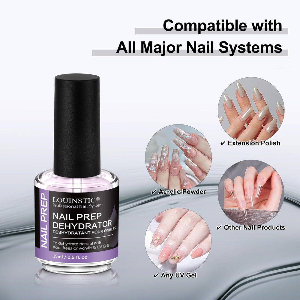Louinstic Compatibilité UV et LED — fonctionne avec gel, acrylique et systèmes variés.