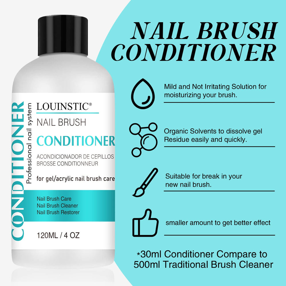 LOUINSTIC conditionneur-pinceau-acrylique préserve les fibres