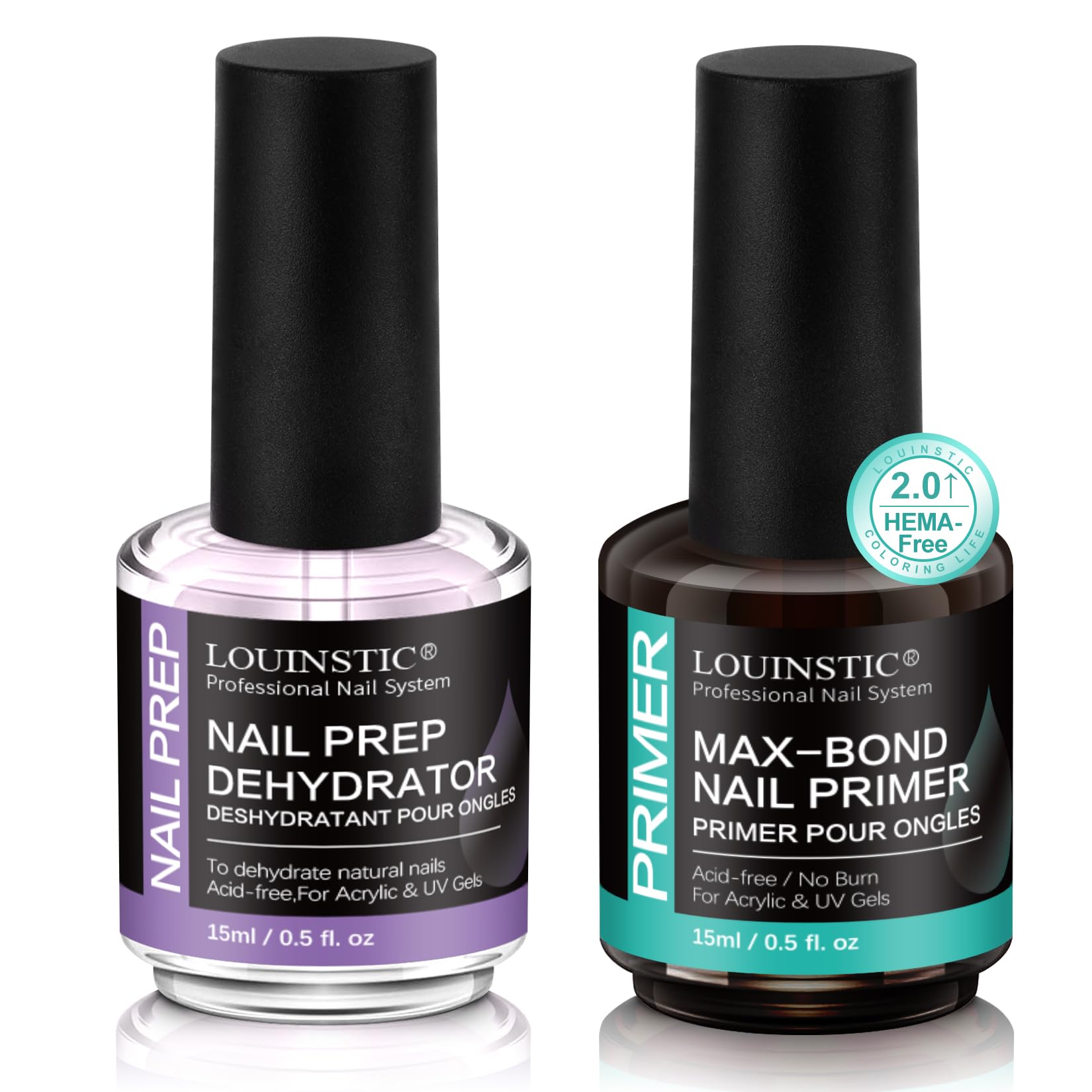 LOUINSTIC Desydratant Ongles - flacon en gros plan pour une préparation rapide et efficace