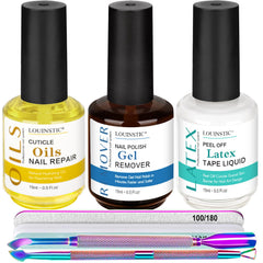 Dissolvant gel Louinstic – flacon prêt au retrait rapide du vernis gel