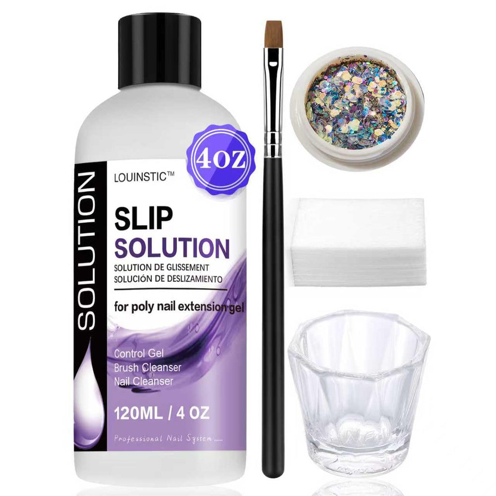Louinstic kit complet pour ongles gel poly, facilite l'assemblage et l'application.