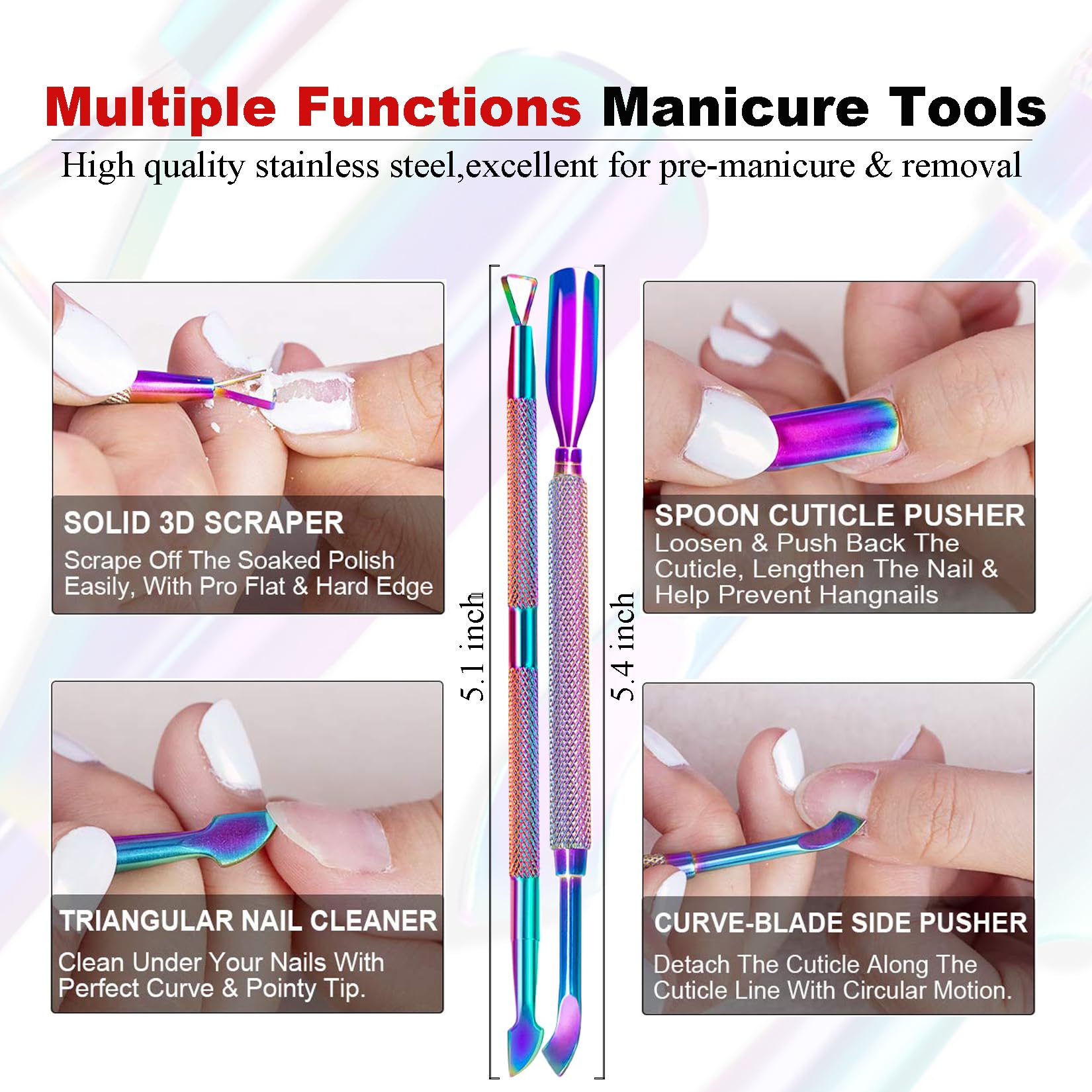 Kit soin ongles Louinstic – sans acétone, utilisation simple