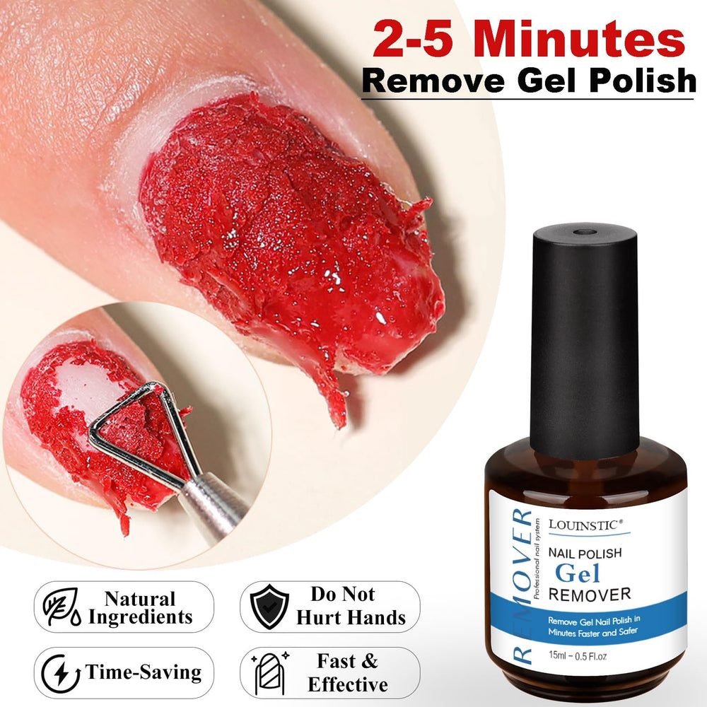 LOUINSTIC latex liquide pelable: protège les cuticules lors du retrait.