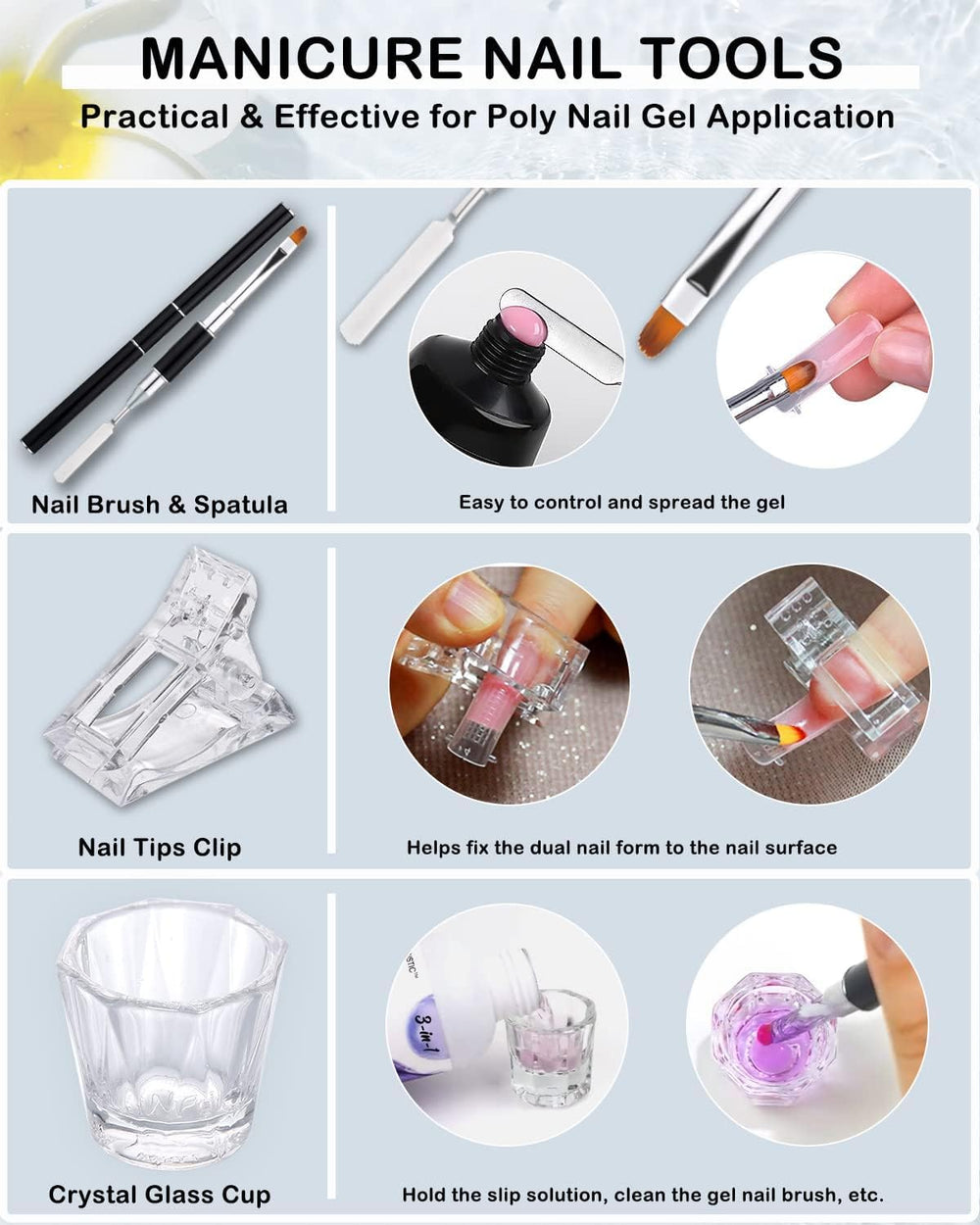 LOUINSTIC tampons nettoyants sans peluches: essuie sans résidus sur l’ongle.