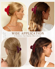 Pinces Lourny demi-queue ou chignon bas, utilisation simple et rapide.
