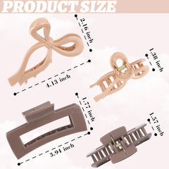 Pince carrée Lourny silicone – style épuré et tenue fiable.