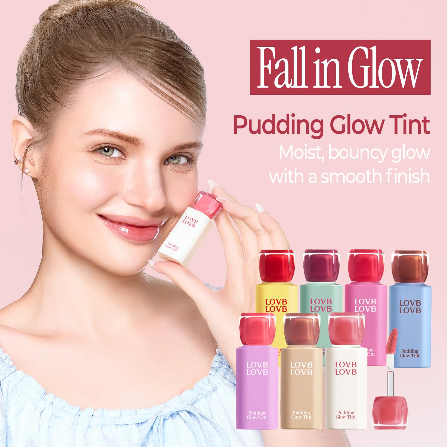 LOVB LOVB Pudding Glow Teinte longue durée : couleur qui reste lors des repas.