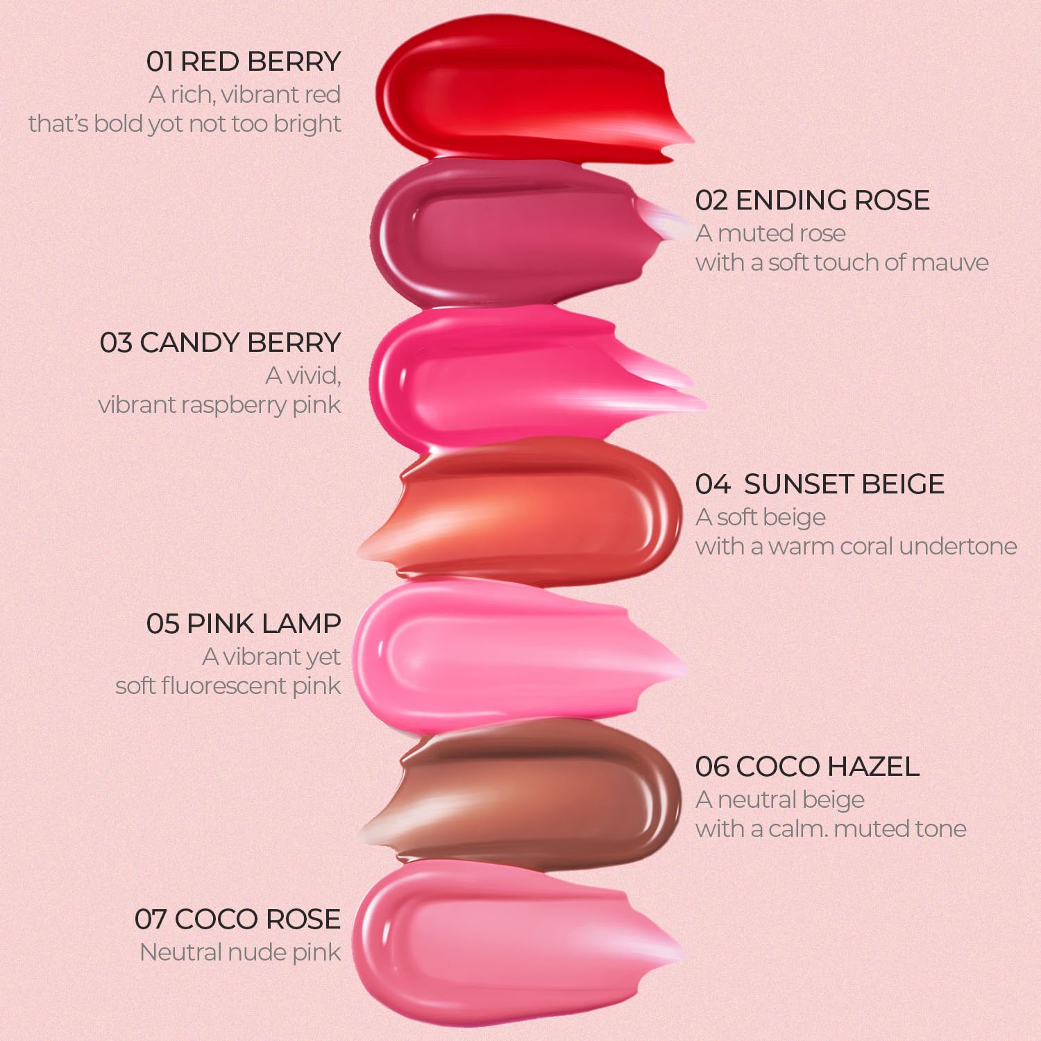 LOVB LOVB Pudding Glow Transfert sans transfert : couleur qui reste sans transfert au quotidien.