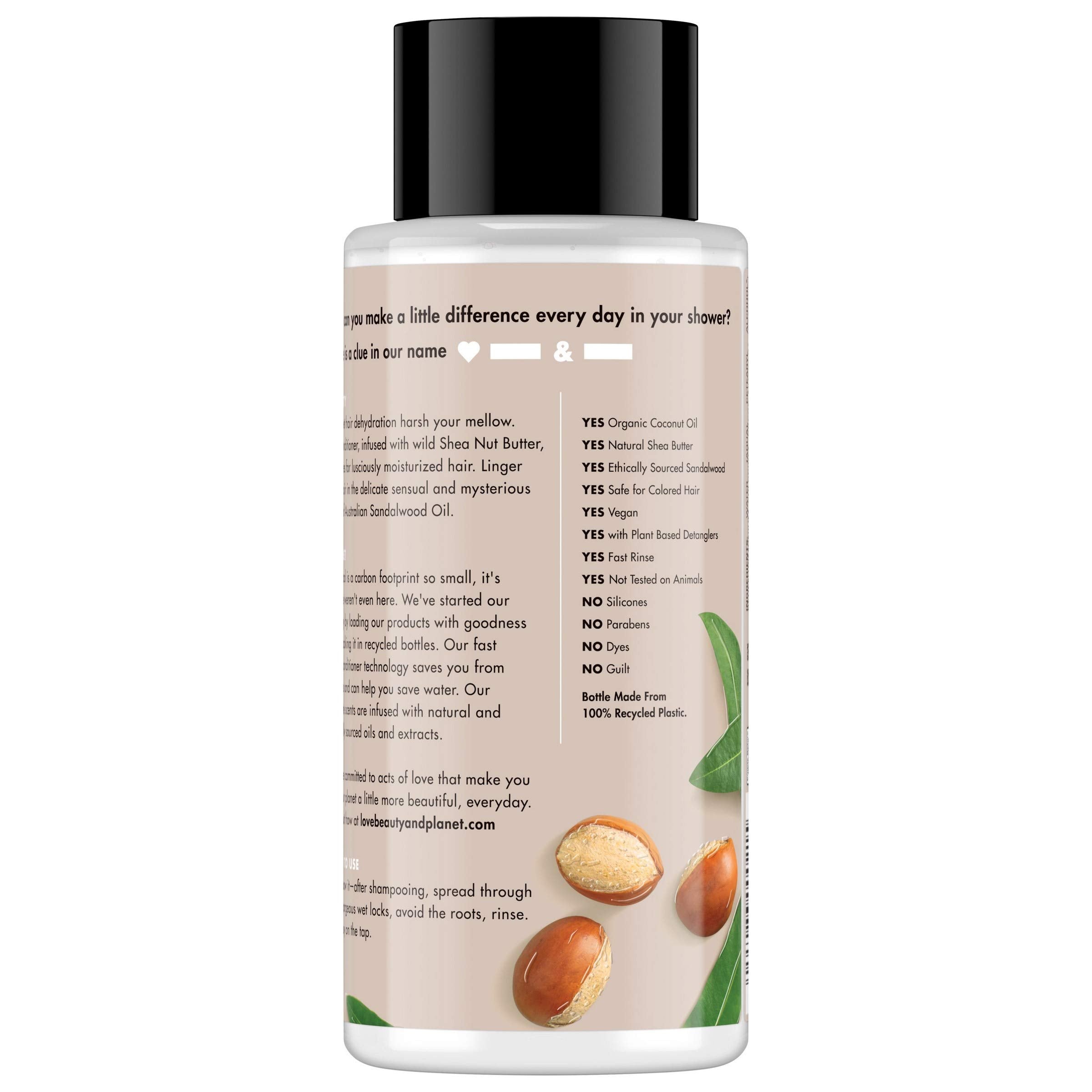 Love Beauty And Planet: beurre de karité infusé pour une hydratation légère et veloutée.