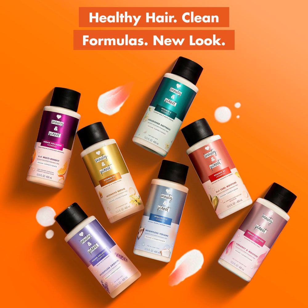 Sans sulfates et silicones, formule légère pour les longueurs.