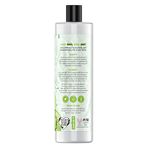 Love Beauty and Planet – texture mousse généreuse, expérience douche luxueuse.