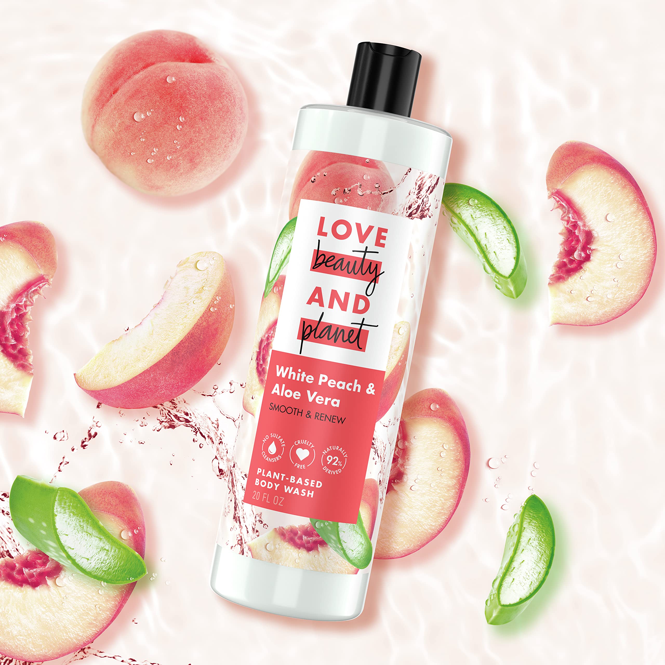 Love Beauty and Planet – flacon 100% recyclé et recyclable.