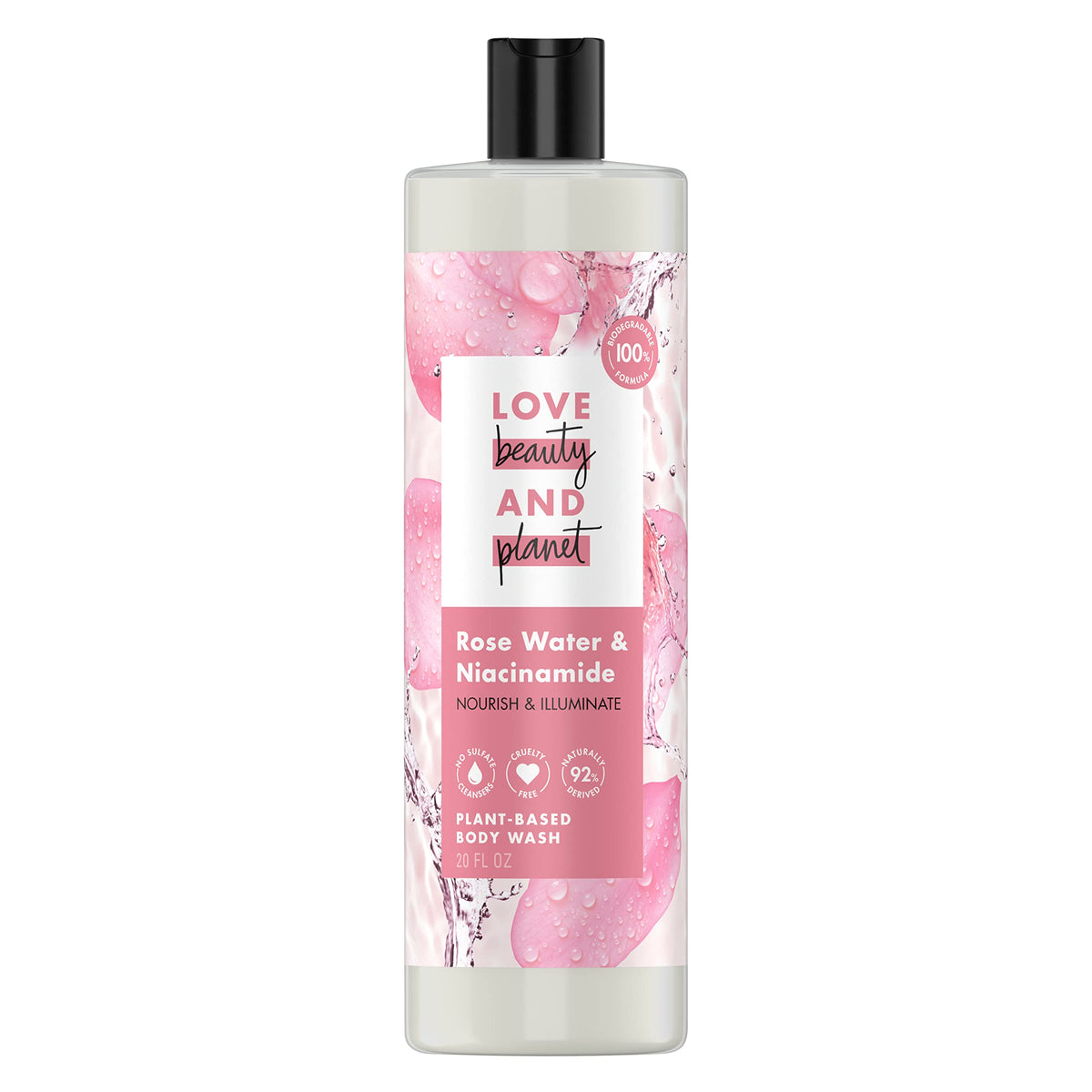 Love Beauty and Planet gel-douche rose, mousse riche et parfum délicat