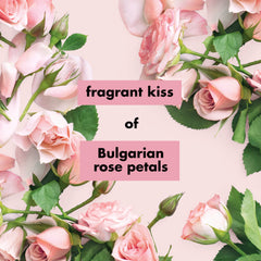Parfum délicat de rose et pétales caractéristiques de Delice Glow Murumuru.