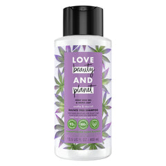 Love Beauty and Planet - bouteille shampoing chanvre-feuille-nana, hydratation cuir chevelu