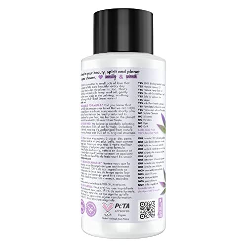 Love Beauty and Planet - flacon vegan et huile coco pour cheveux nourris