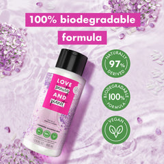 Love Beauty And Planet Shampoing lait riz angelica-mousse: texture onctueuse pour cheveux ondulés.