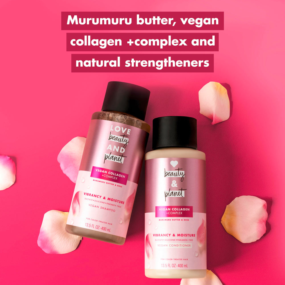 Love Beauty And Planet shampoo application massage: routine rapide pour cheveux colorés et soyeux