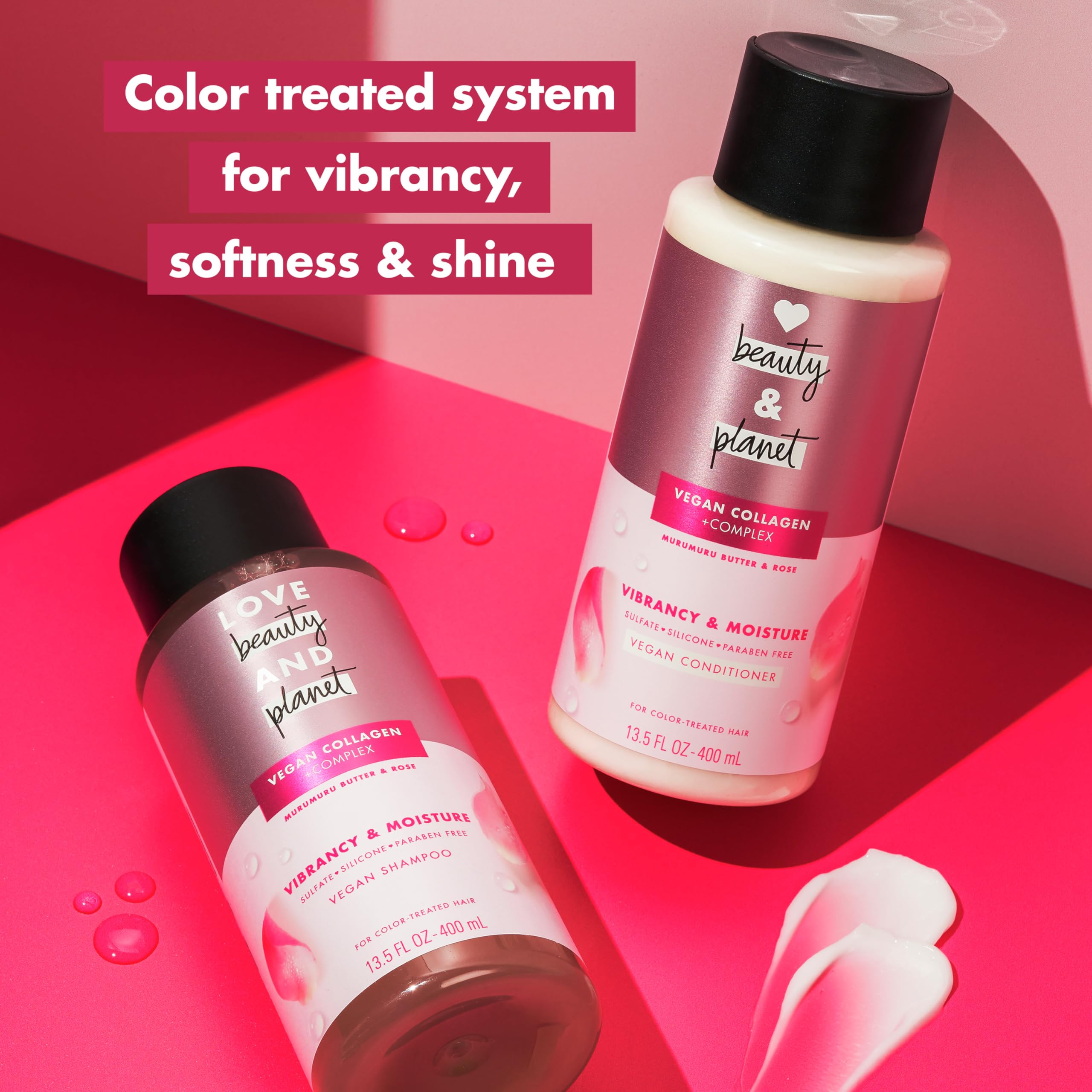 Love Beauty And Planet shampoo arôme rose-lily: fragrance délicate pour une impression fraîche