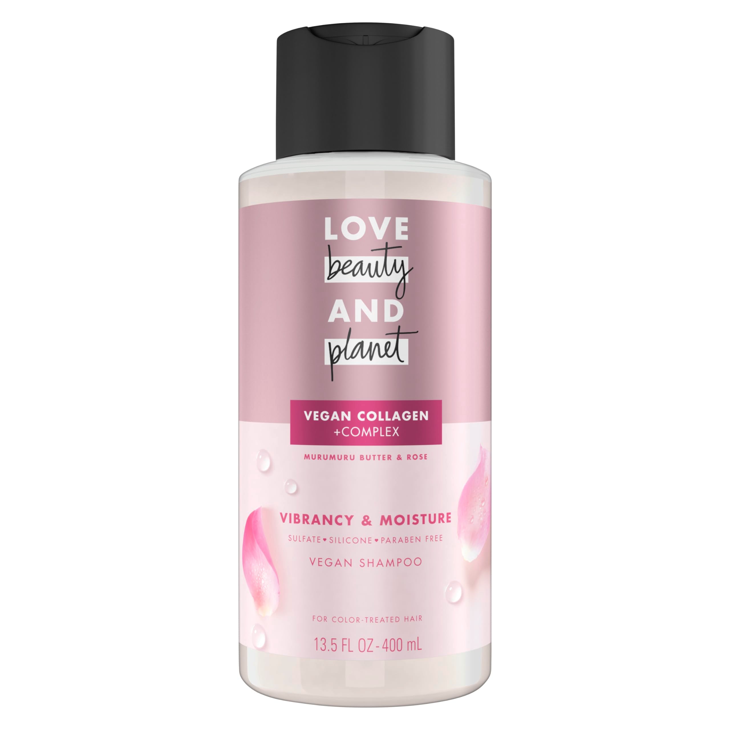 Love Beauty And Planet shampoo bouteille murumuru rose: soin vegan pour couleur éclatante et douceur