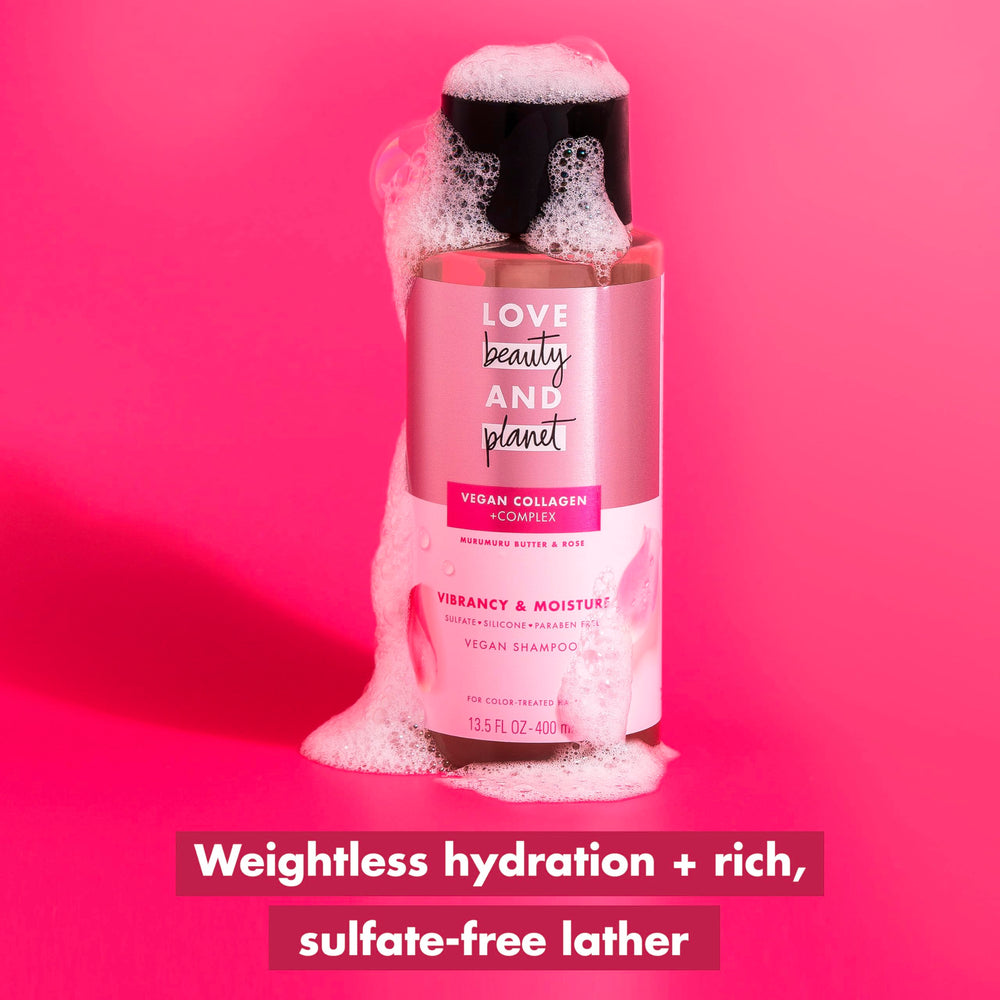 Love Beauty And Planet shampoo mousse douceur: application facile pour cheveux colorés