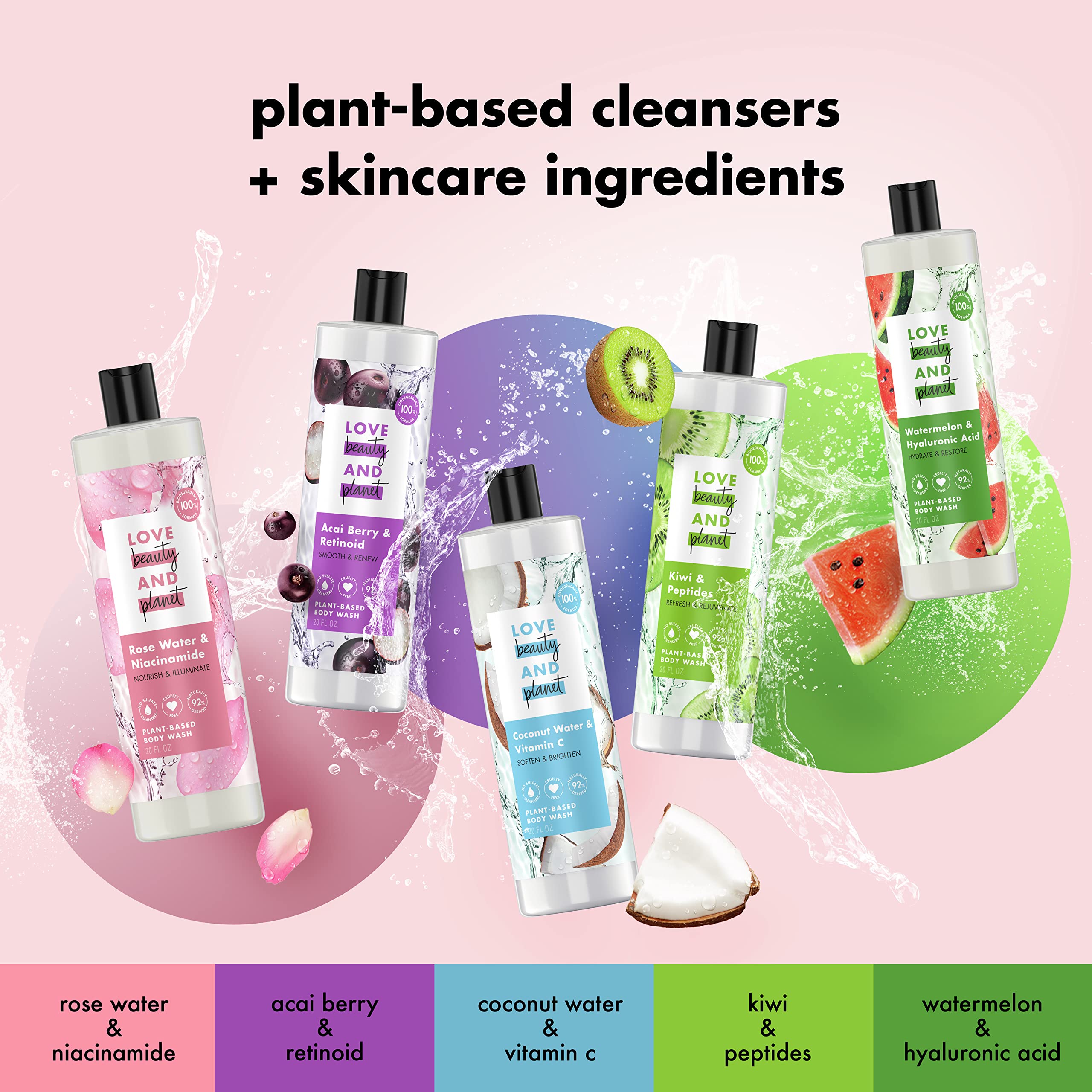 Vegan approuvé par PETA pour Love Beauty and Planet