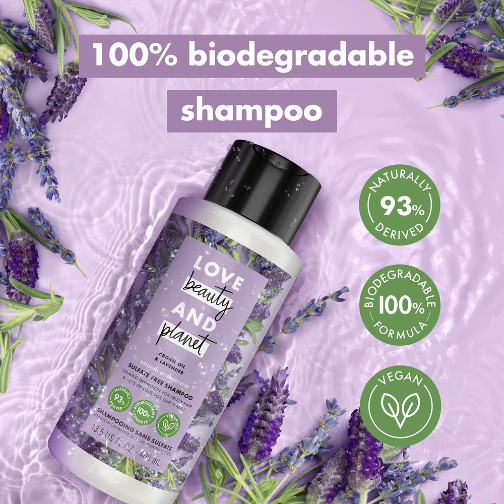 Love Beauty And Planet Shampoing sans paraben et sans silicone, lavande apaisante