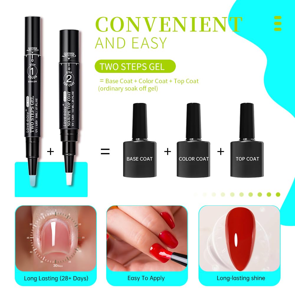 Love easy couche de finition, brillance durable sur vos ongles