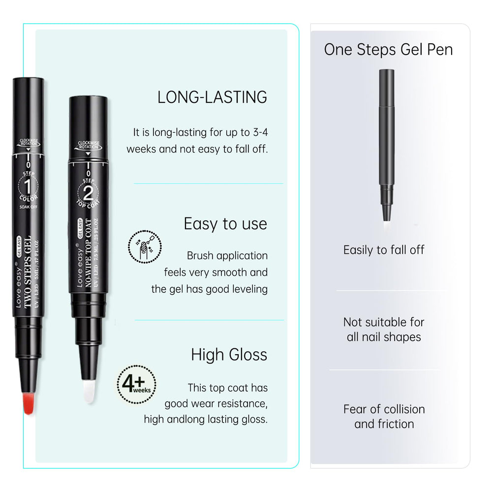 Love easy nuances vernis gel échantillons couleurs variées pour tester les styles