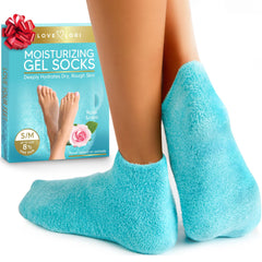 Love Lori chaussettes gel hydratantes pour pieds, hydratation en profondeur.